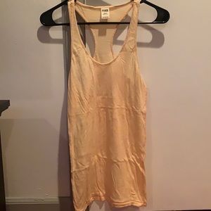 Orange racer back tank top